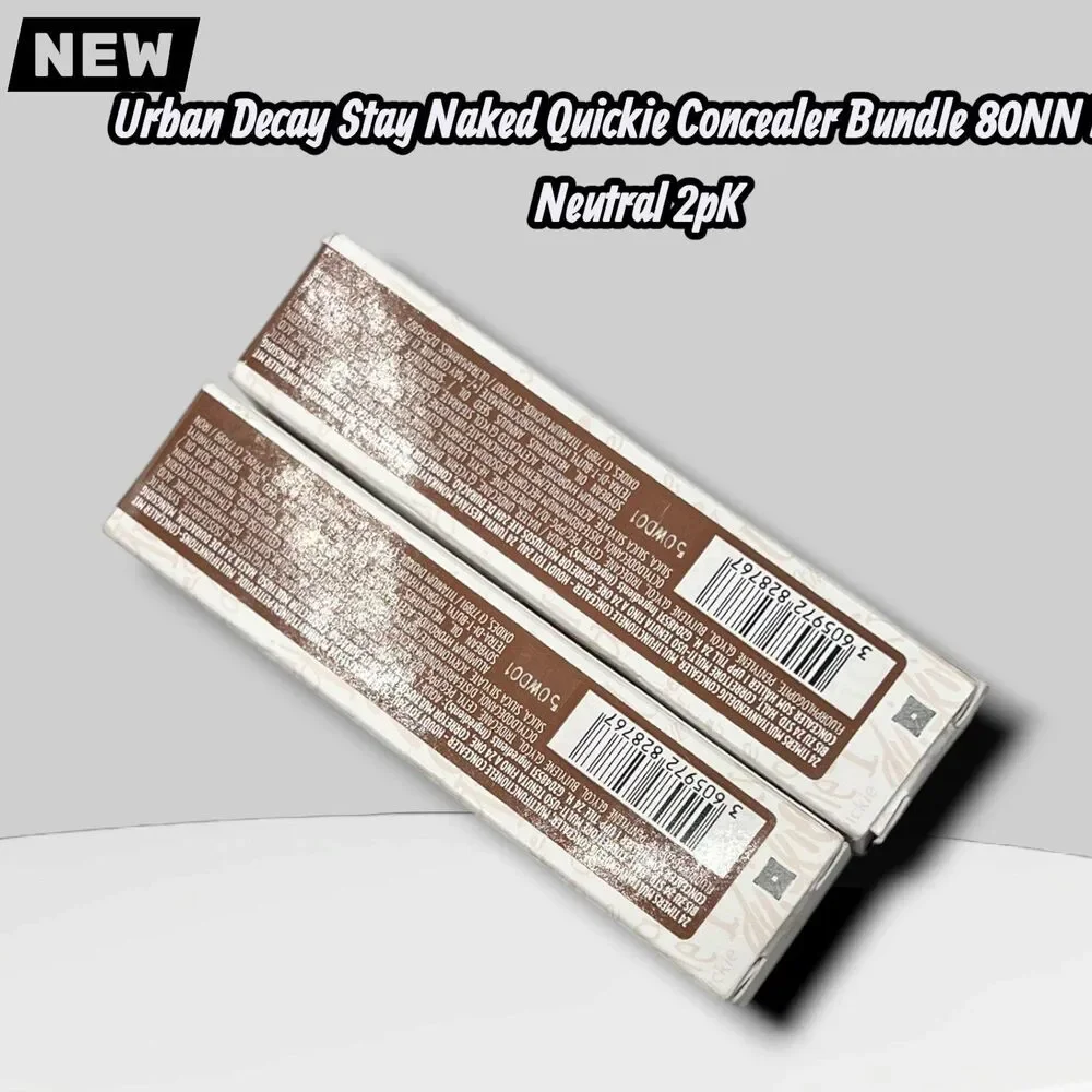 NEW Urban Decay Stay Naked Quickie Concealer Bundle 80NN Deep Neutral 2pc
